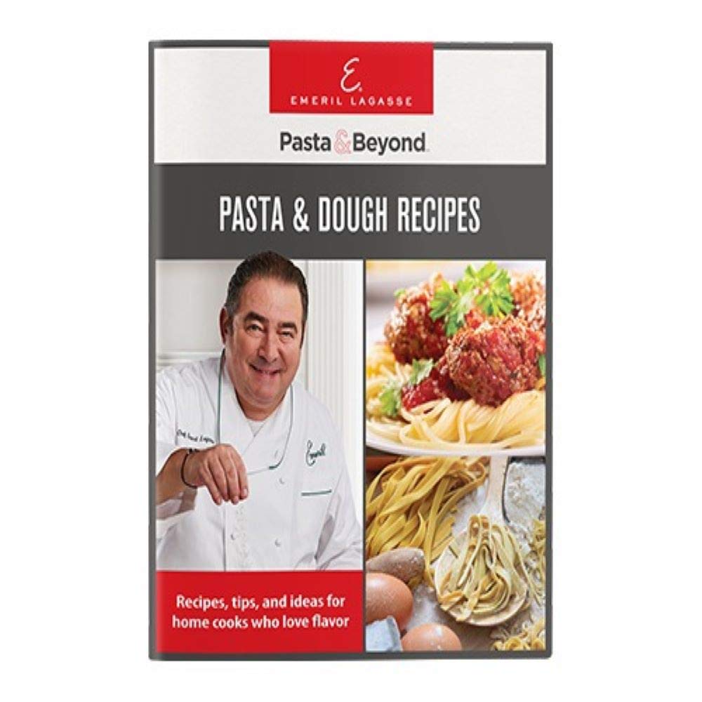 EMERIL LAGASSE Pasta & Beyond, Automatic Pasta Maker - 8 Pasta Shaping Discs, Black