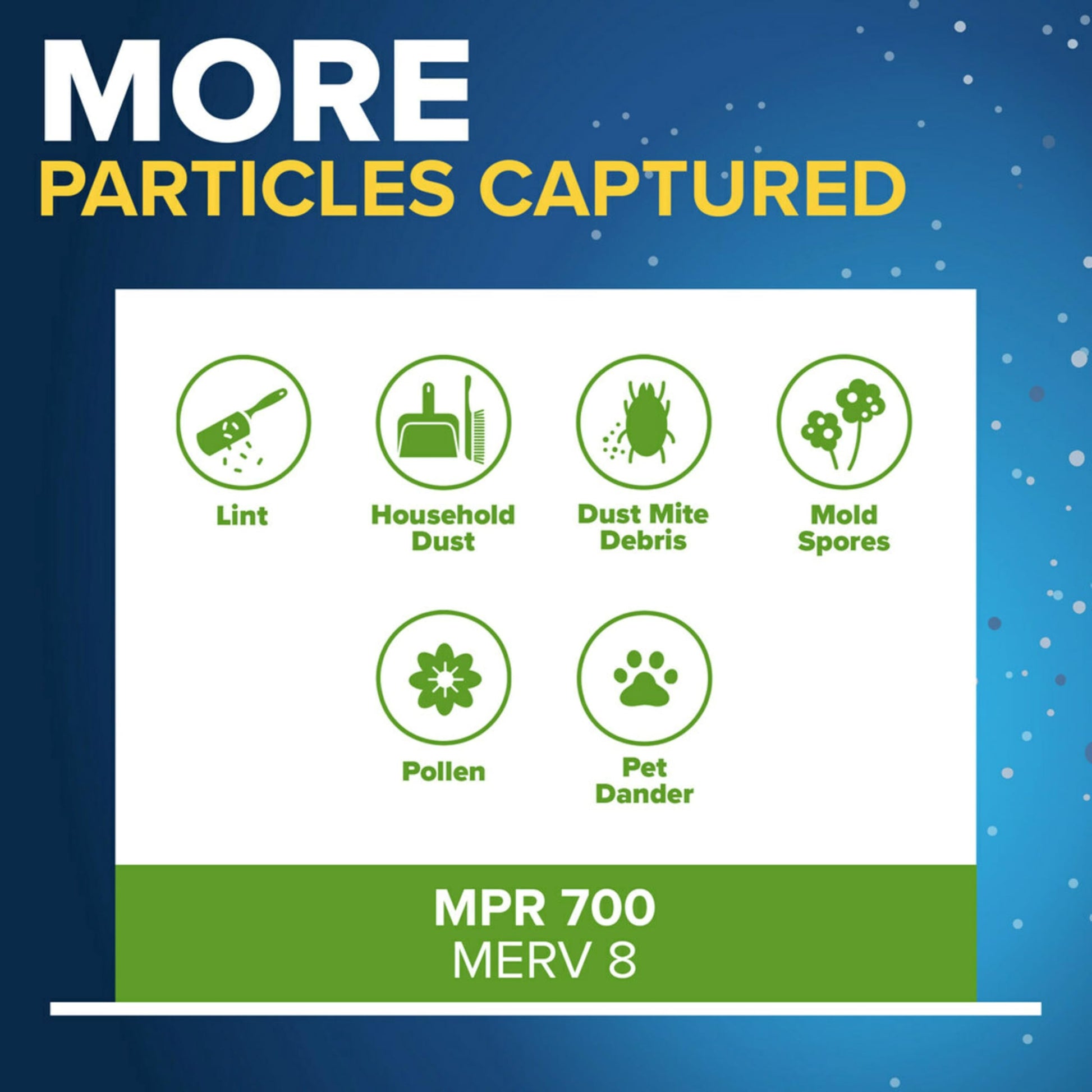 Filtrete 16x20x1 AC Furnace Air Filter, MERV 8, MPR 700, Tough on Pollen, Easy on Airflow, 3-Month Pleated 1-Inch Electrostatic Air Cleaning Filter, 4-Pack (Actual Size 15.688 x 19.688 x 0.78 in)
