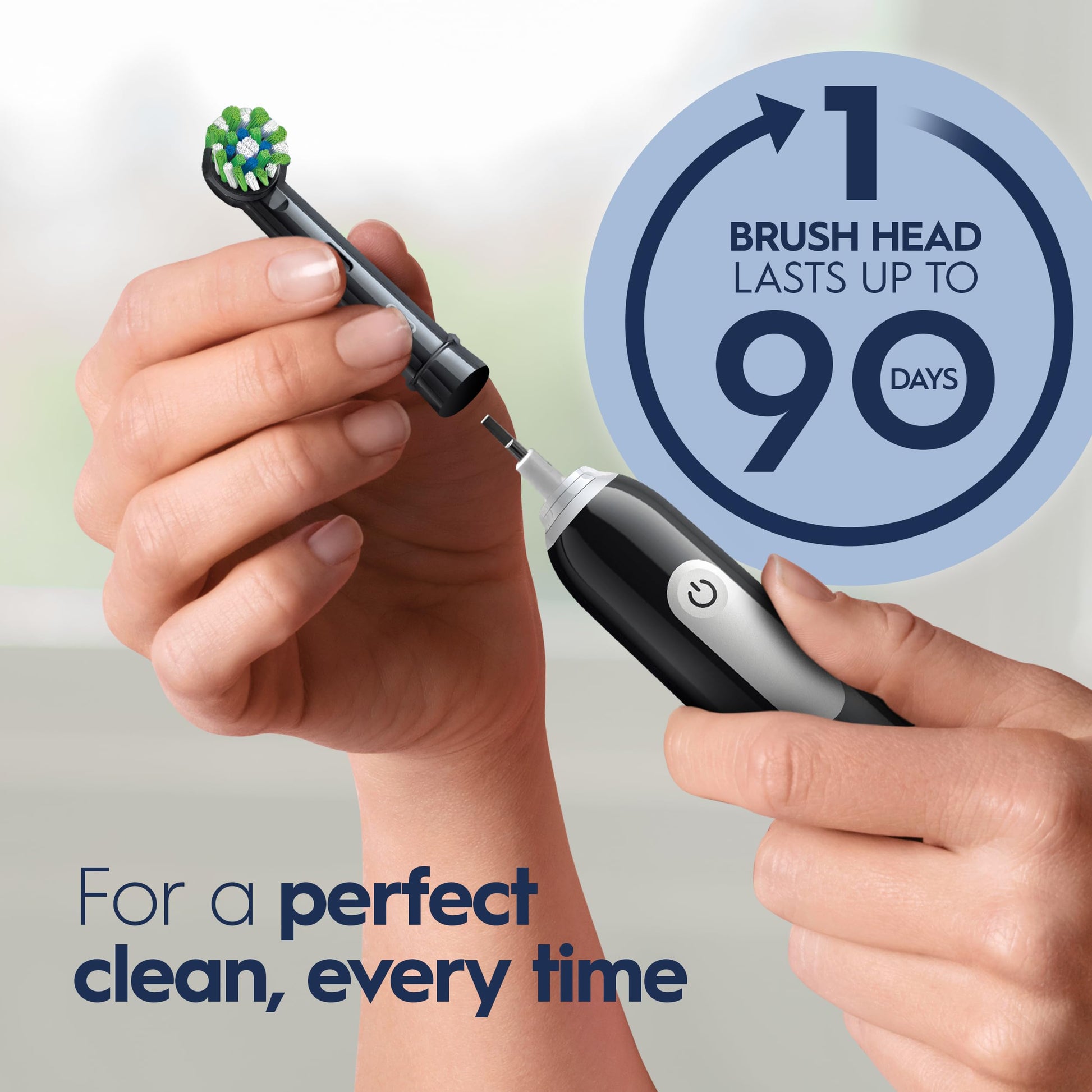 Oral-B Pro 500 Electric Toothbrush with (1) Brush Head, Rechargeable, Black