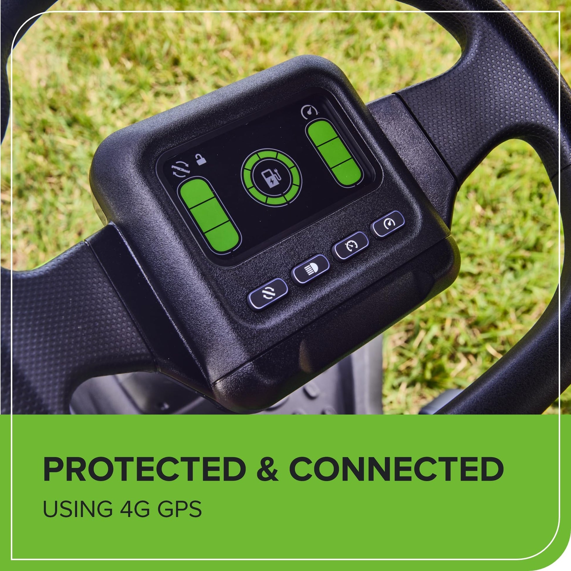 Greenworks 60V 30" Tractor, (4) 8.0Ah + Wall Charger